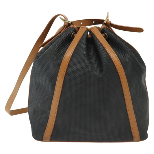 Saint Laurent Vintage Shoulder Bag PVC Leather, BLACK, PVC, Shoulder bag