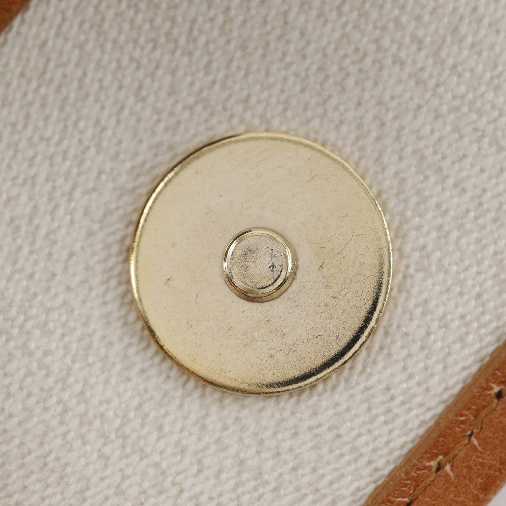 Christian Dior CD logo novelty pouch PVC, ECRU, PVC, Clutche & pouche