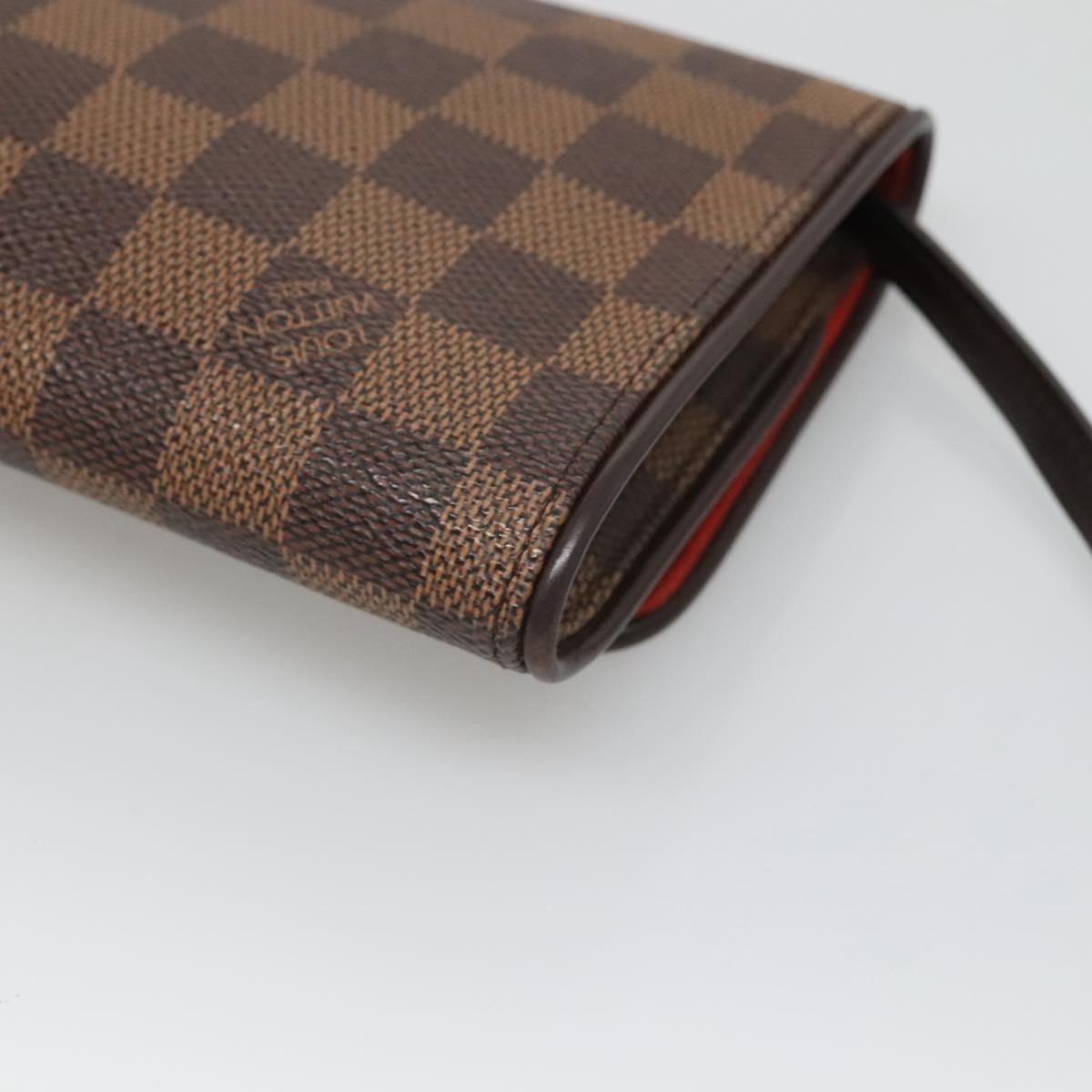 Louis Vuitton Twin Handbag Damier, BROWN, CANVAS, Handbag