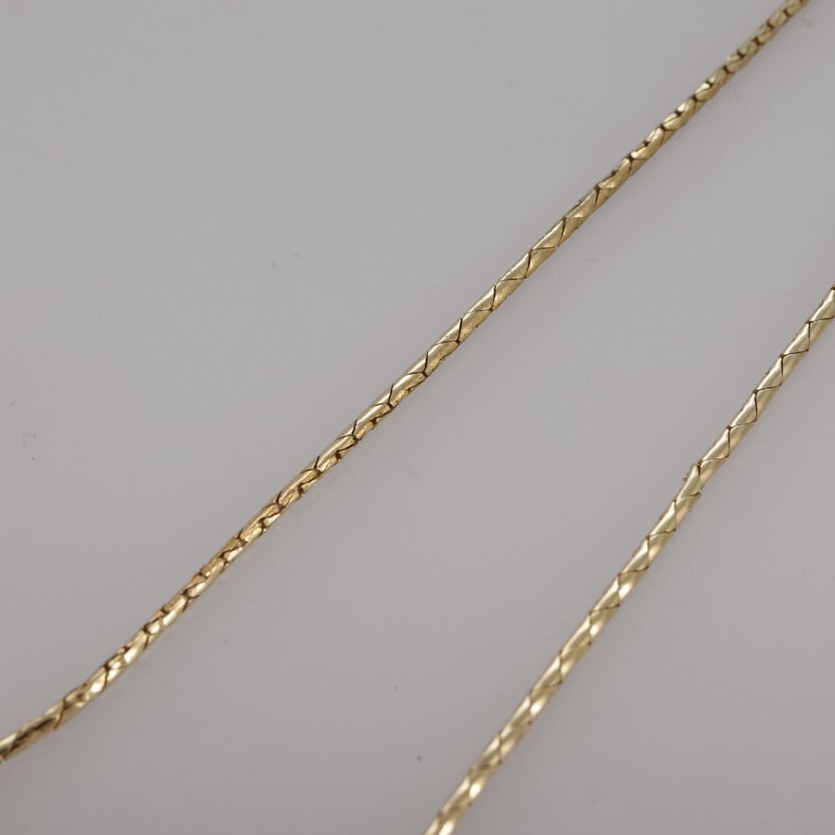 Christian Dior Vintage CD Jumbo chain necklace Metal, GOLD, METAL, Necklace