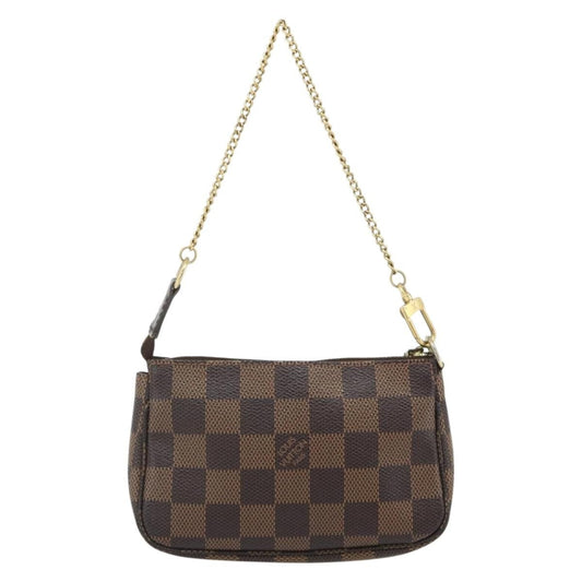 Louis Vuitton Pochette Accessoires Limited Edition Damier, Brown, Canvas, Clutch