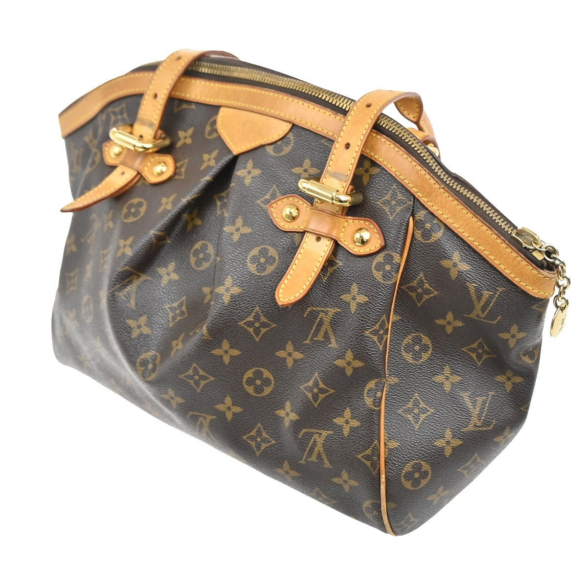 Louis Vuitton Tivoli Handbag Monogram Canvas, BROWN, CANVAS, Shoulder bag