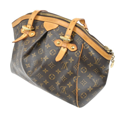 Louis Vuitton Tivoli Handbag Monogram Canvas, BROWN, CANVAS, Shoulder bag