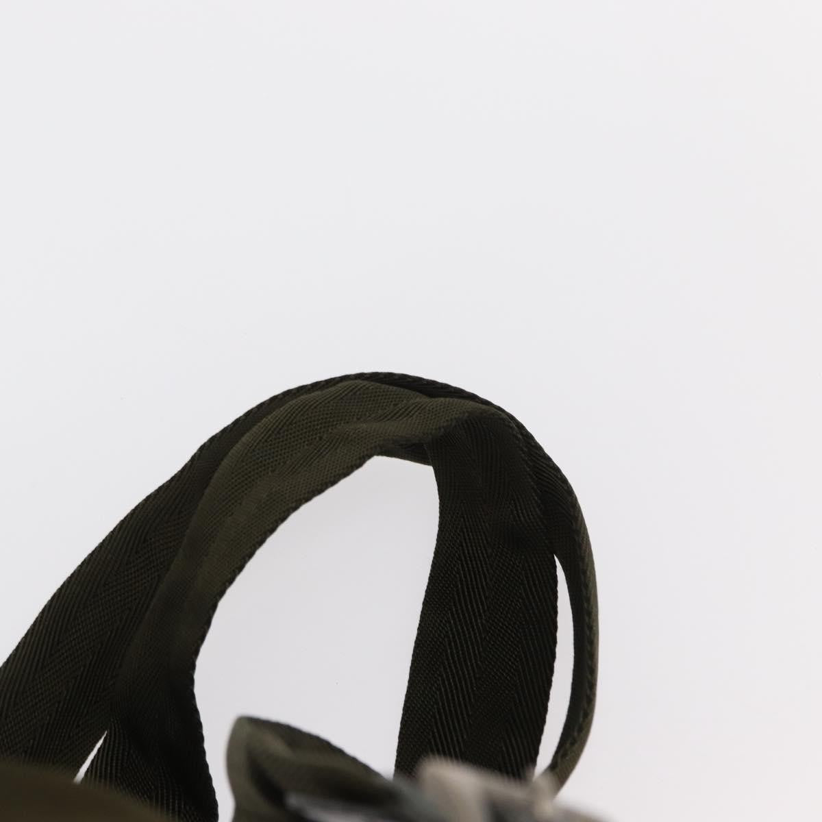 Prada Double Front Pocket Backpack Tessuto, KHAKI, NYLON, Backpack