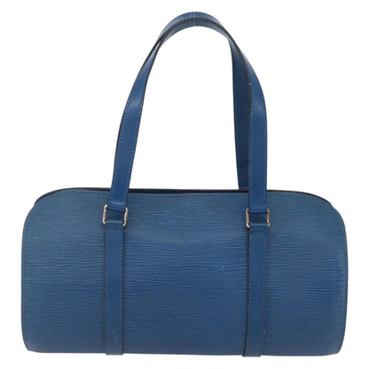 Louis Vuitton Soufflot Handbag Epi Leather, BLUE, LEATHER, Handbag