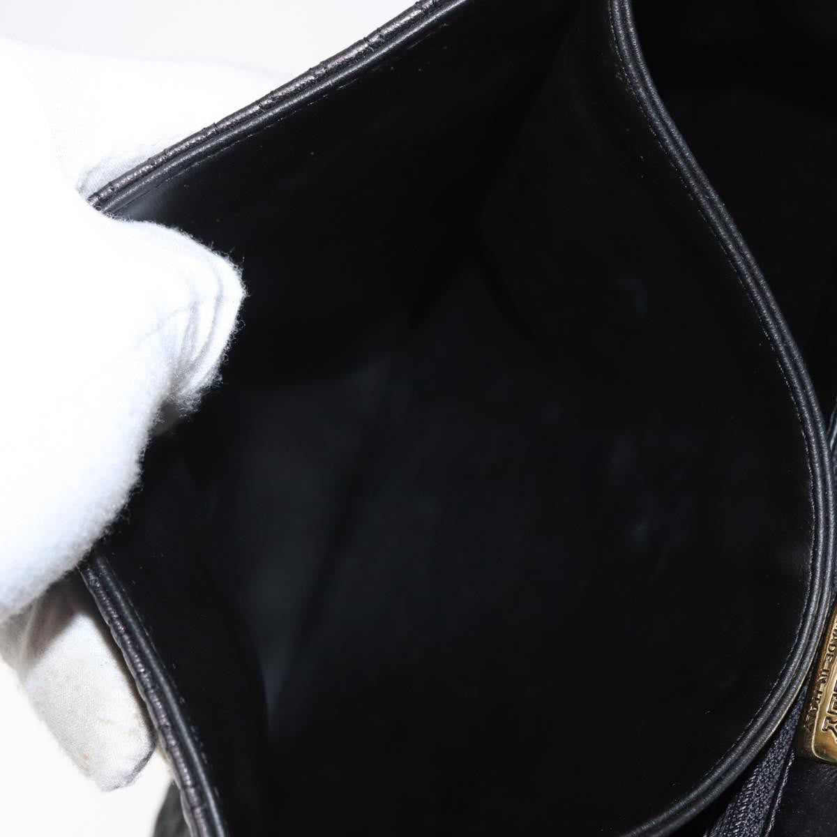 Bally Vintage Shoulder Bag Leather, BLACK, LEATHER, Shoulder bag