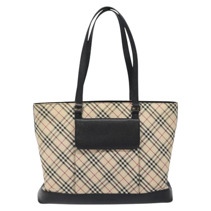 Burberry Nova Check Tote Canvas and Leather, BEIGE, CANVAS, Tote bag