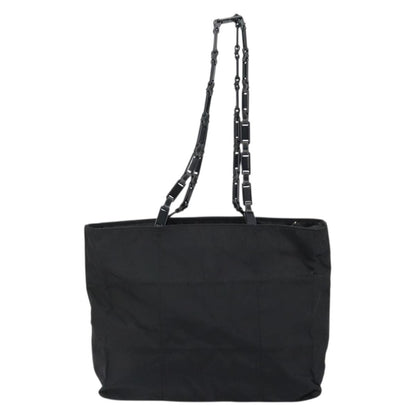 Prada Vintage Zip Tote Tessuto, BLACK, NYLON, Tote bag