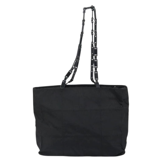 Prada Vintage Zip Tote Tessuto, BLACK, NYLON, Tote bag