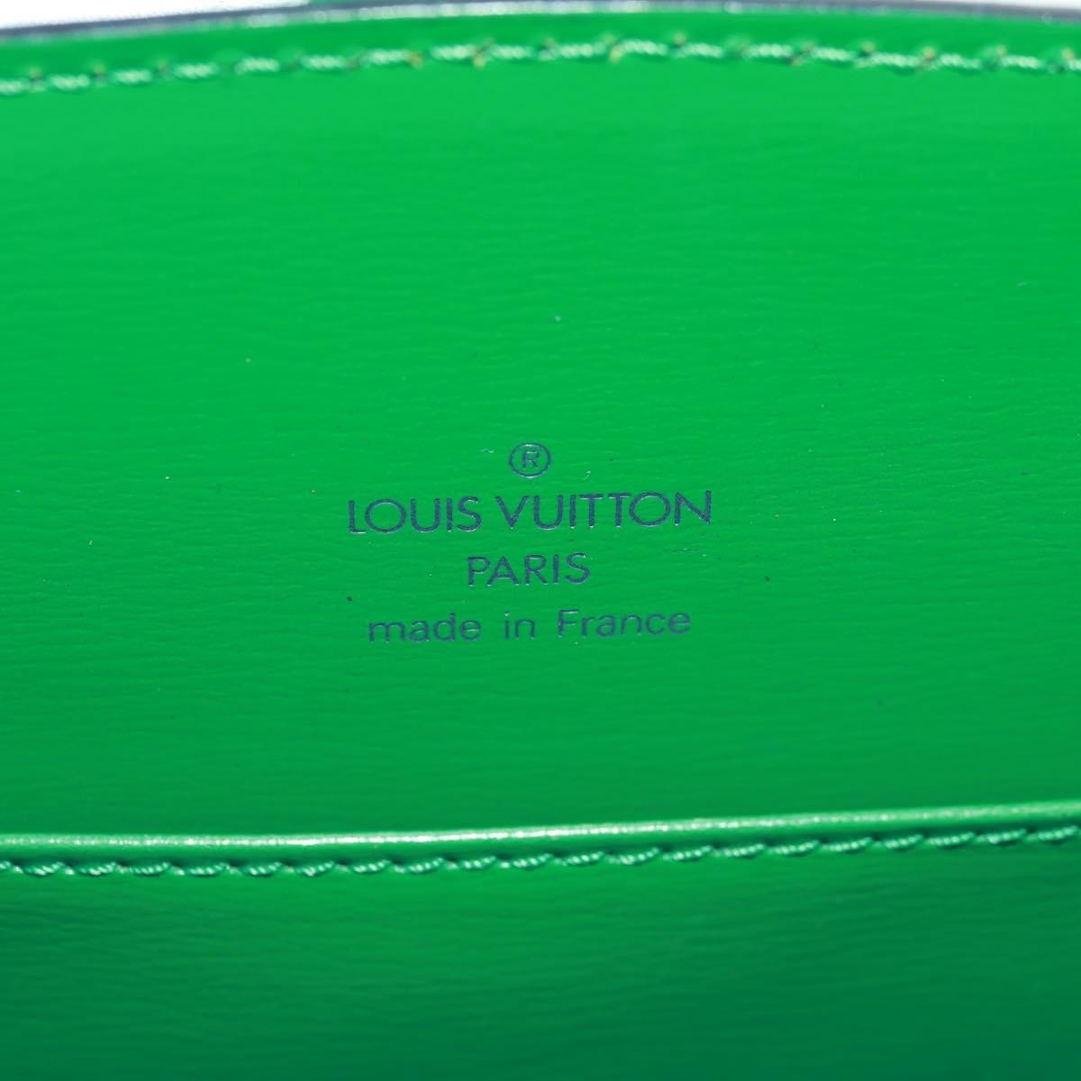 Louis Vuitton Capucines Shoulder Bag Epi Leather, GREEN, LEATHER, Shoulder bag