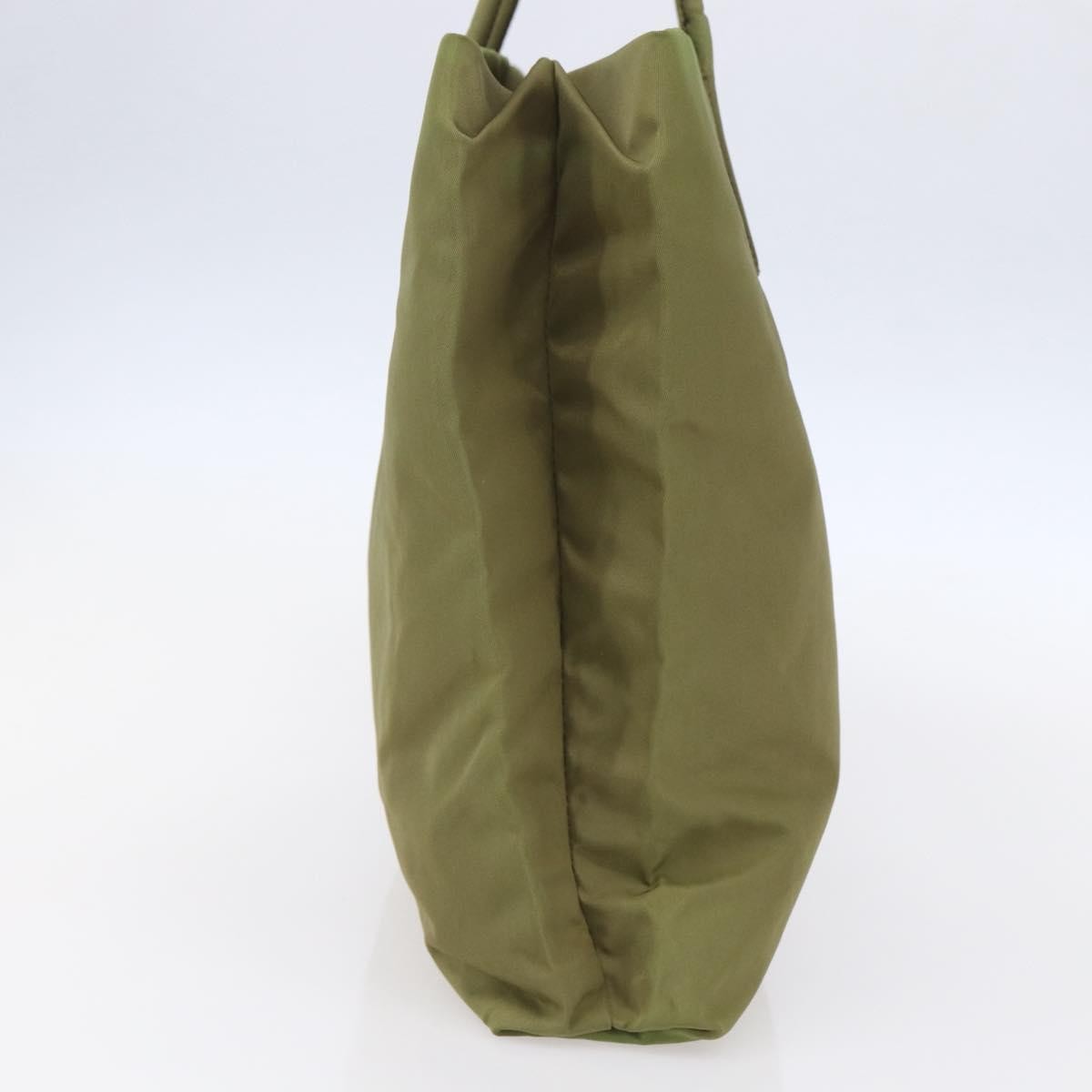 Prada Vintage Tote Tessuto, GREEN, NYLON, Tote bag