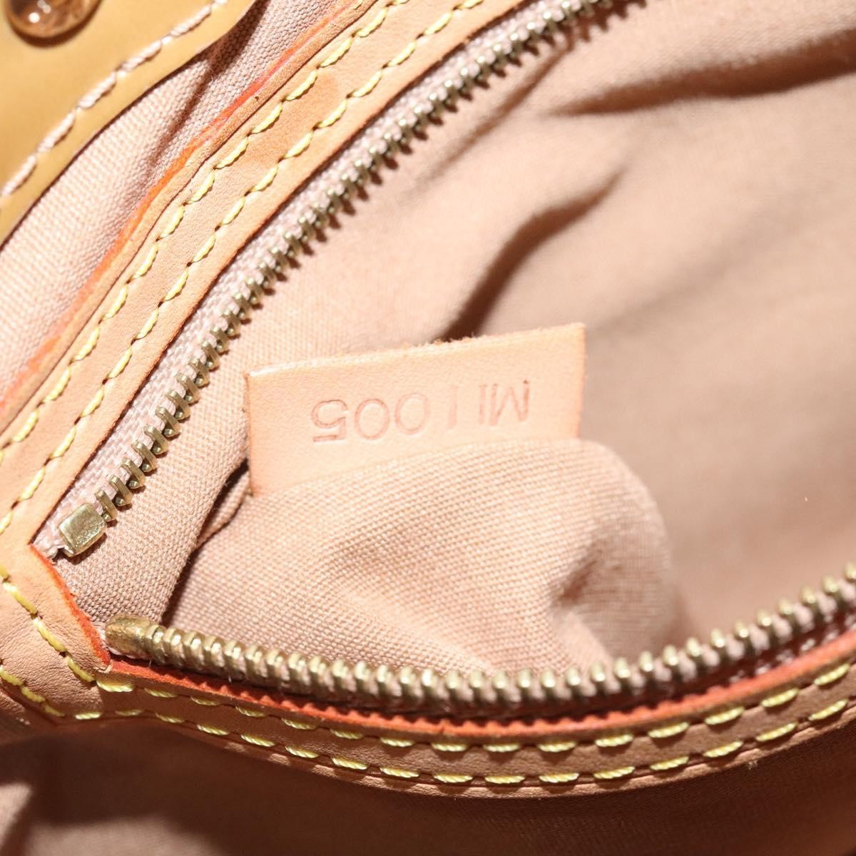 Louis Vuitton Reade Handbag Monogram Vernis, BEIGE, PATENT_LEATHER, Handbag