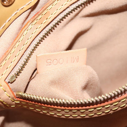 Louis Vuitton Reade Handbag Monogram Vernis, BEIGE, PATENT_LEATHER, Handbag