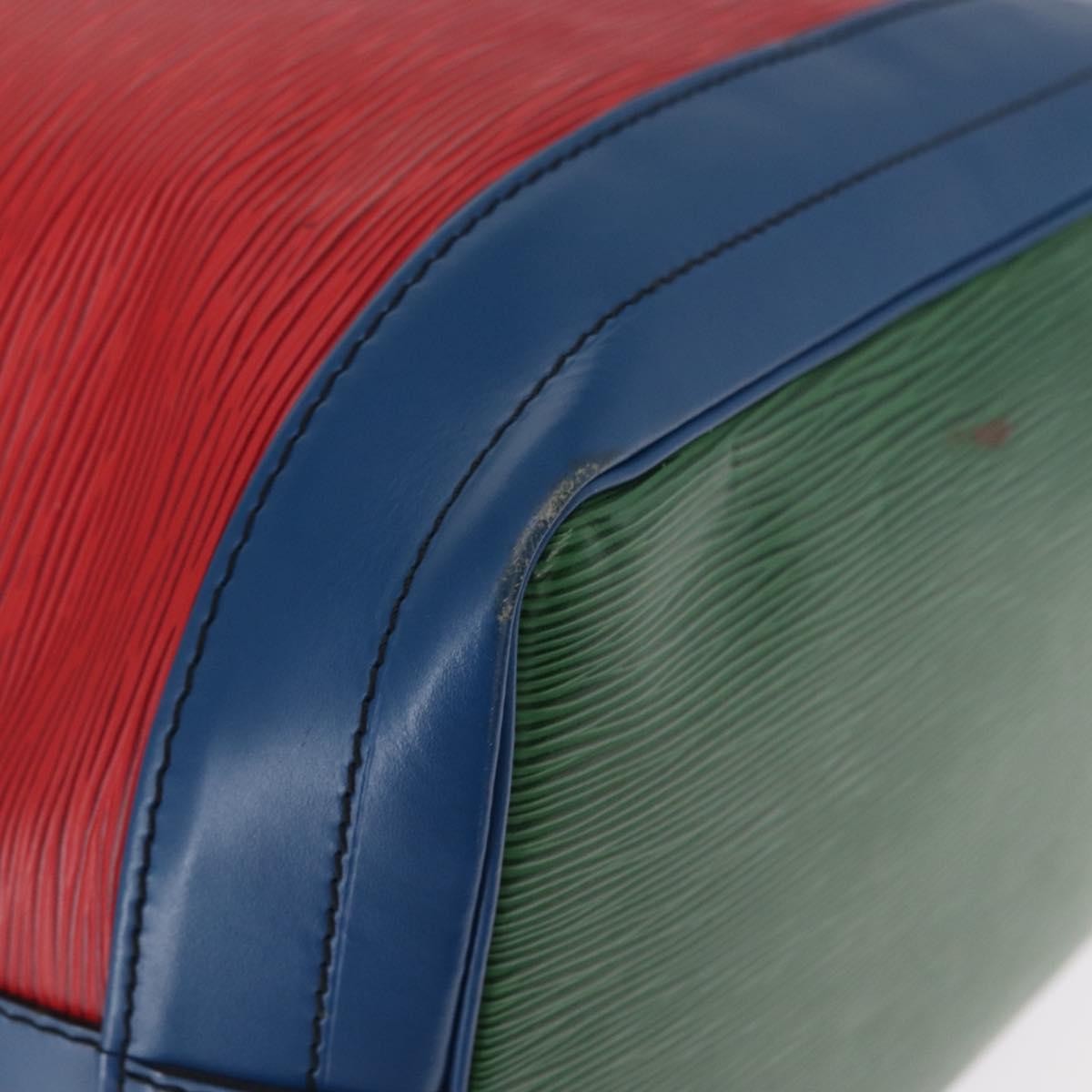 Louis Vuitton Tricolor Noe Handbag Epi Leather, RED, LEATHER, Shoulder bag