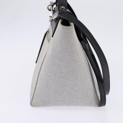 Celine Belt Bag Canvas and Leather, GRAY, CANVAS, Shoulder bag