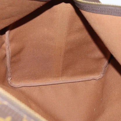Louis Vuitton Keepall Bandouliere Bag Monogram Canvas, BROWN, CANVAS, Travel bag