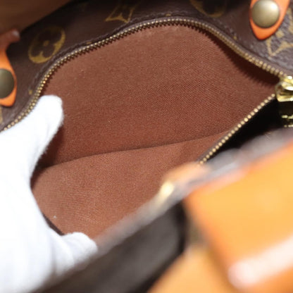 Louis Vuitton Randonnee Backpack Monogram Canvas, BROWN, CANVAS, Shoulder bag