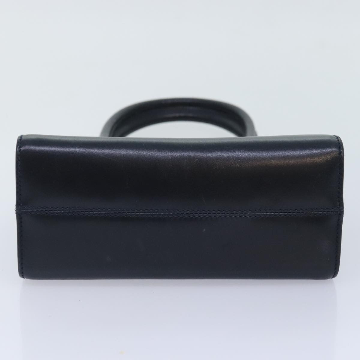 Salvatore Ferragamo Vala Handbag Leather, NAVY, LEATHER, Handbag