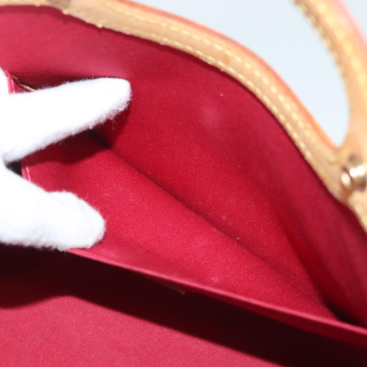 Louis Vuitton Roxbury Drive Handbag Monogram Vernis, RED, PATENT_LEATHER, Handbag