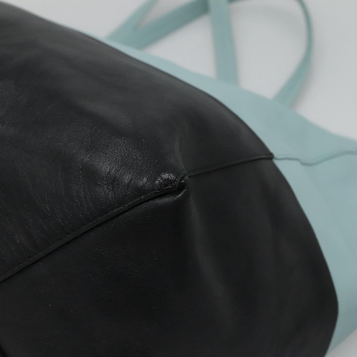 Celine Horizontal Cabas Tote Leather, BLACK, LEATHER, Tote bag