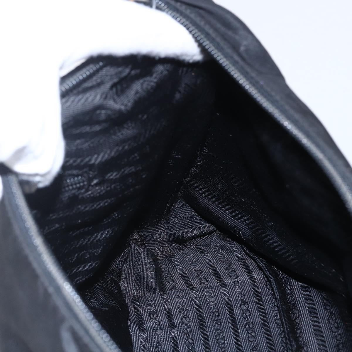 Prada Hobo Tessuto, BLACK, NYLON, Shoulder bag