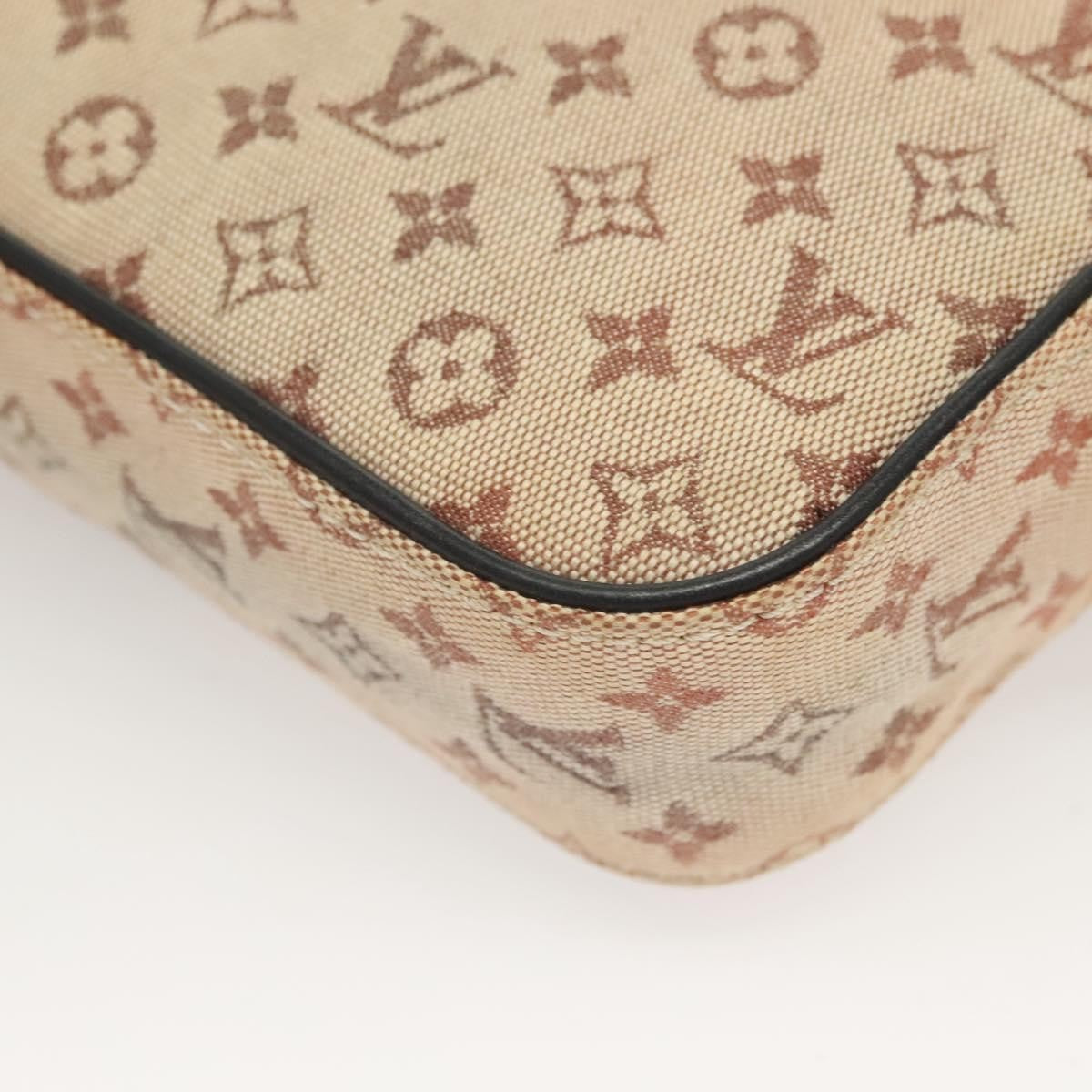 Louis Vuitton Juliette Crossbody Bag Mini Lin, BLUE, CANVAS, Shoulder bag