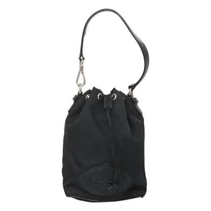 Prada Drawstring Pouch Tessuto, BLACK, NYLON, Clutche & pouche