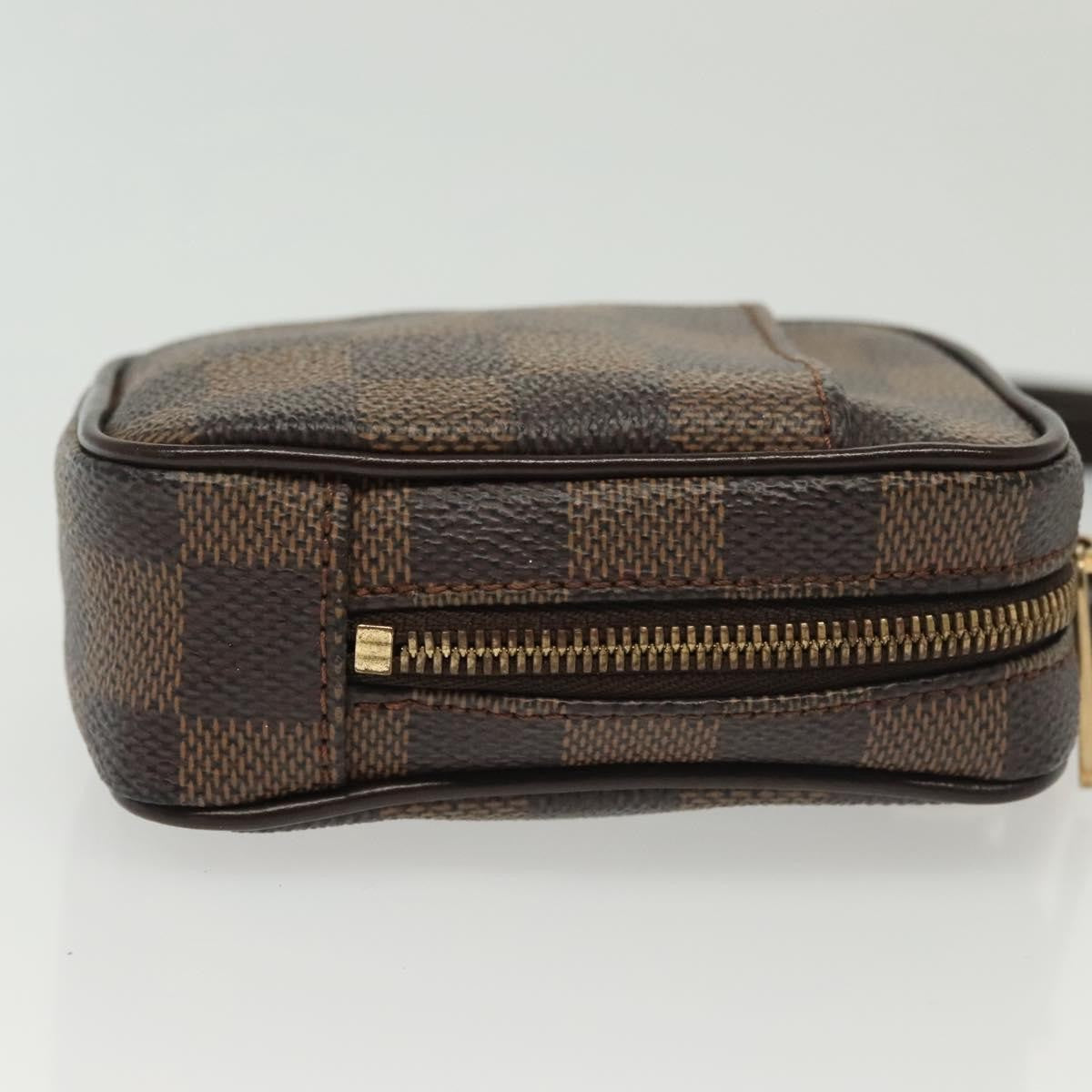 Louis Vuitton Etui Okapi Camera Case Damier, BROWN, CANVAS, Clutche & pouche