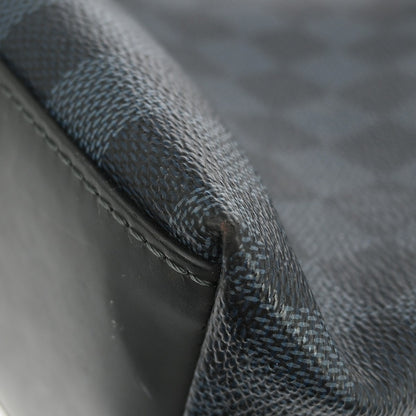 Louis Vuitton Cabas Voyage Damier Cobalt, Black, Canvas, Tote Bag
