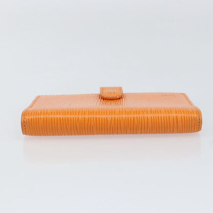 Louis Vuitton Agenda Cover Epi Leather, ORANGE, LEATHER, Wallets