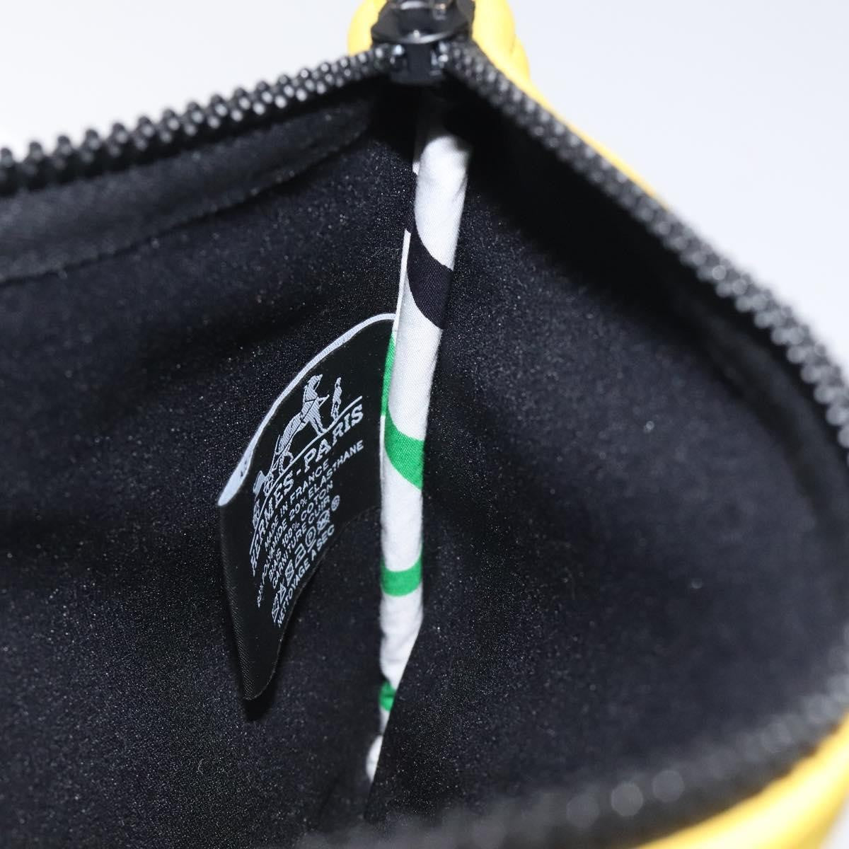 Hermes Neobain Case Neoprene, YELLOW, NYLON, Toiletry Case