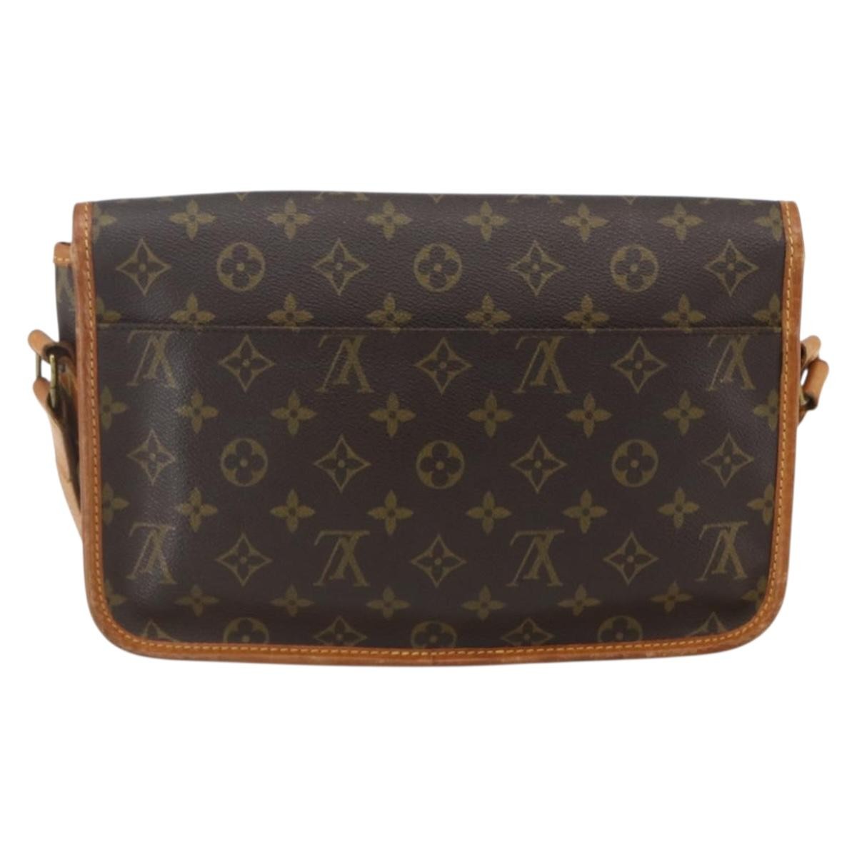 Louis Vuitton Sac Gibeciere Messenger Bag Monogram Canvas, BROWN, CANVAS, Shoulder bag