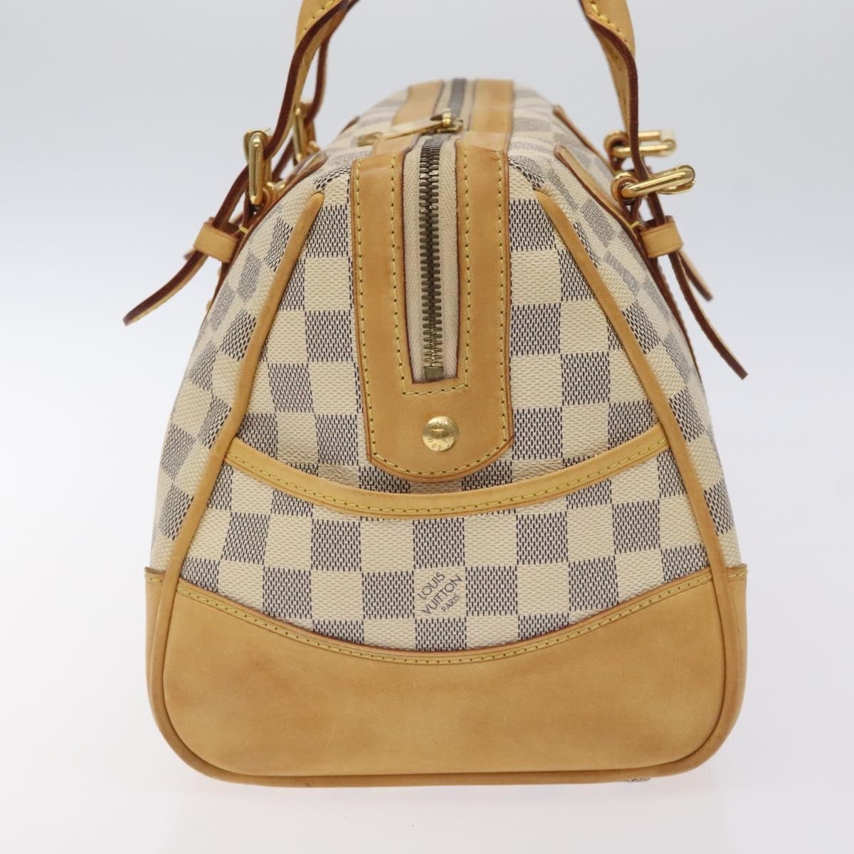 Louis Vuitton Berkeley Handbag Damier, BEIGE, CANVAS, Handbag