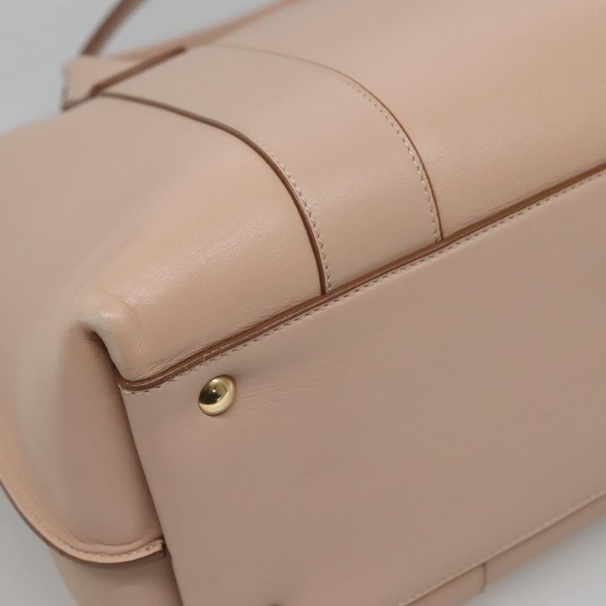 Salvatore Ferragamo Sookie Satchel Leather, BEIGE, LEATHER, Handbag