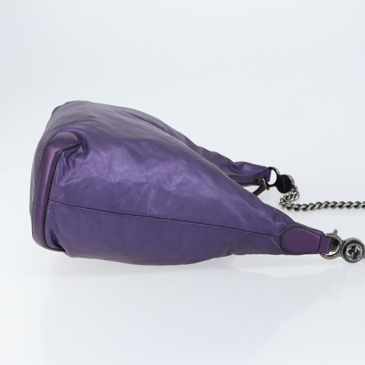 Gucci Galaxy Hobo Leather, PURPLE, LEATHER, Shoulder bag