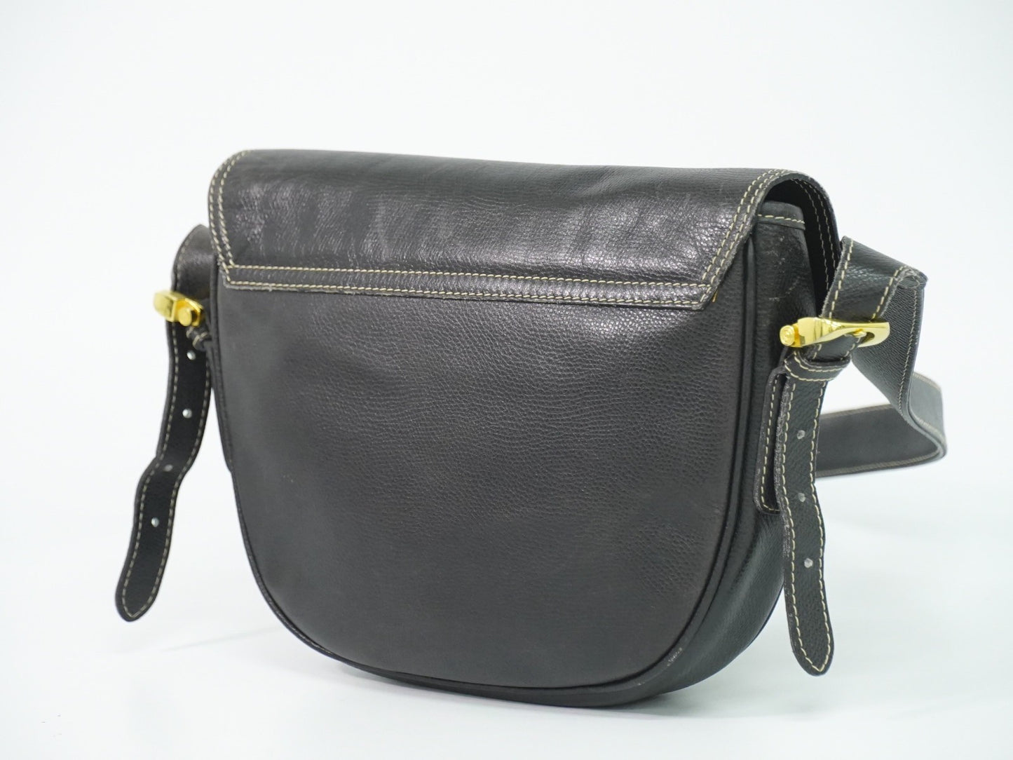 Loewe Anagram Shoulder Bag Leather, Black, Leather, Shoulder Bag