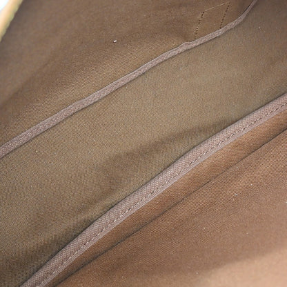 Louis Vuitton Saumur Handbag Monogram Canvas, Brown, Canvas, Shoulder Bag