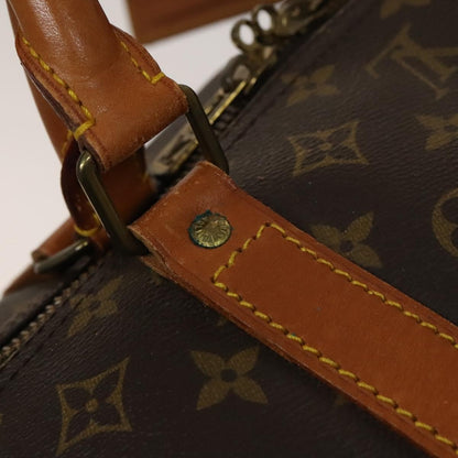 Louis Vuitton Keepall Bag Monogram Canvas, BROWN, CANVAS, Travel bag
