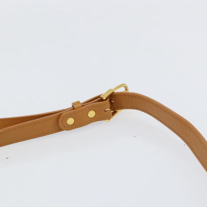 Saint Laurent Vintage Shoulder Bag Leather, BEIGE, LEATHER, Shoulder bag