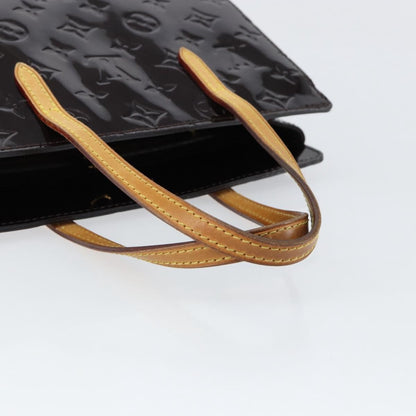 Louis Vuitton Catalina Handbag Monogram Vernis, PURPLE, PATENT_LEATHER, Handbag