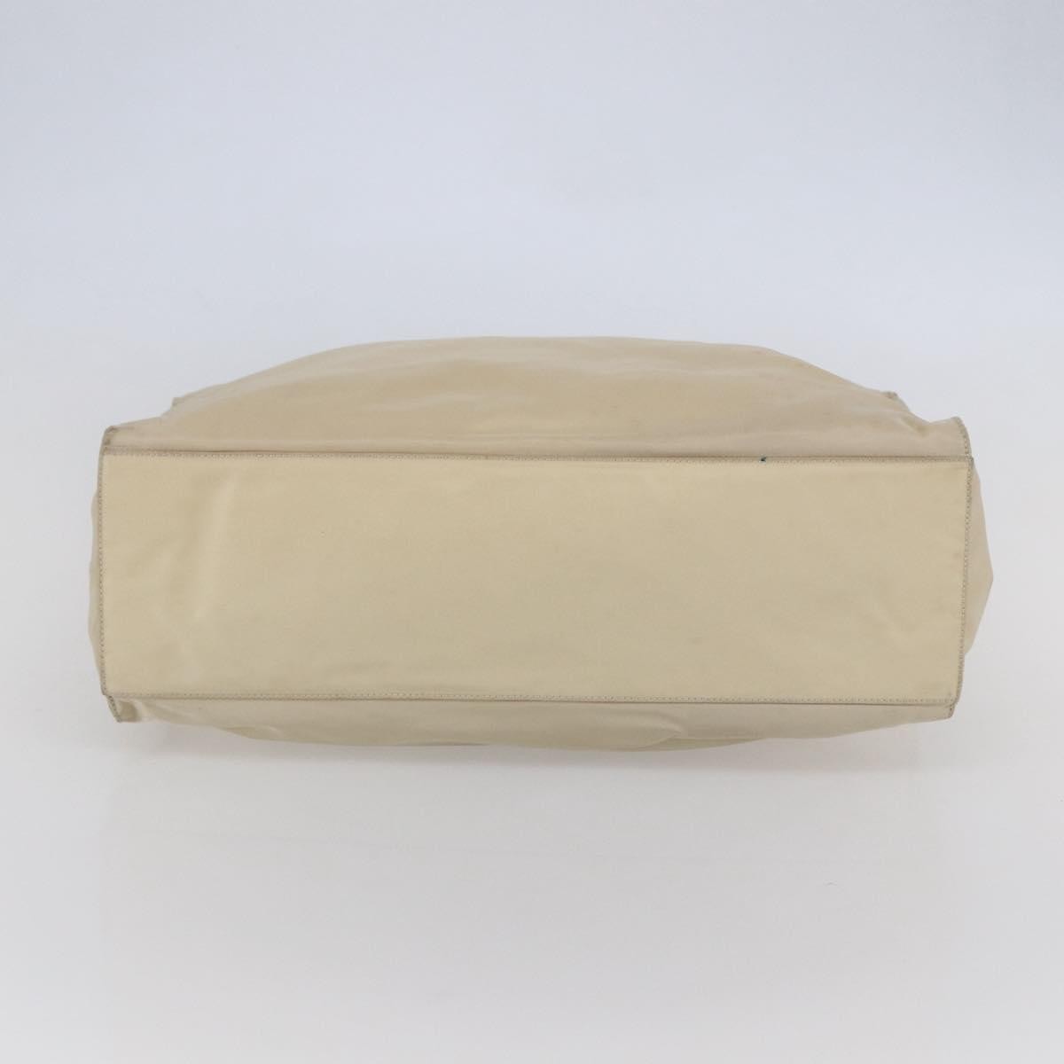 Prada Resin Handle Tote Tessuto, BEIGE, NYLON, Tote bag