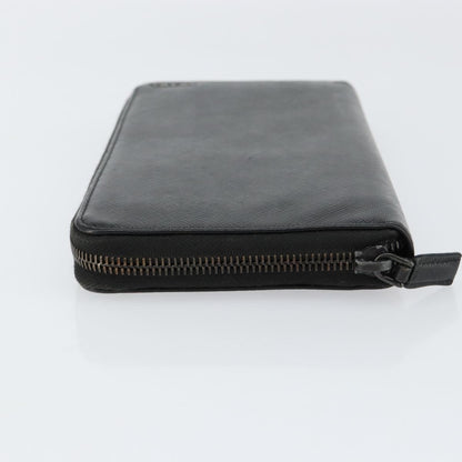 Prada Saffiano Wallet Leather, BLACK, LEATHER, Wallets
