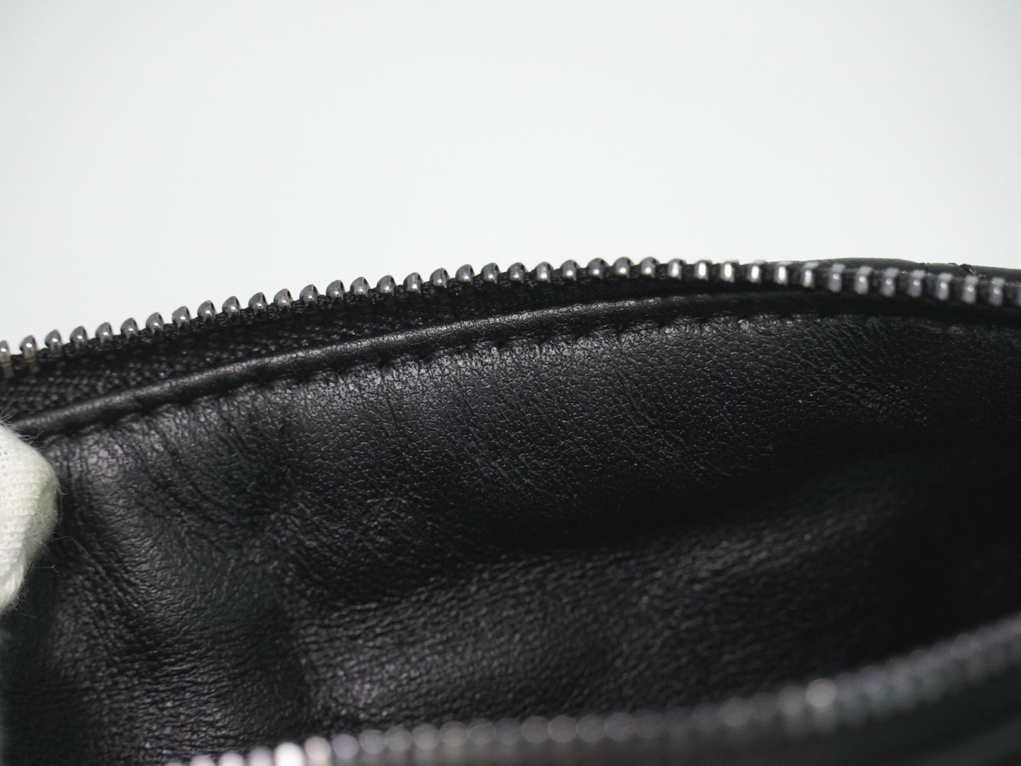 Christian Dior DiorTravel Nomad Pouch Macrocannage Quilt Calfskin, Black, Leather, Clutch