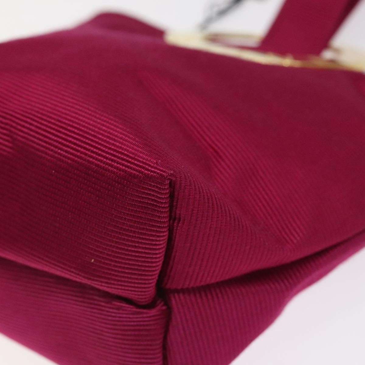 Celine Circle Logo Pouch Nylon, PINK, NYLON, Clutche & pouche