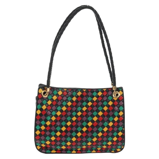Bottega Veneta Intrecciato Shoulder bag Leather, MULTICOLOUR, LEATHER, Shoulder bag