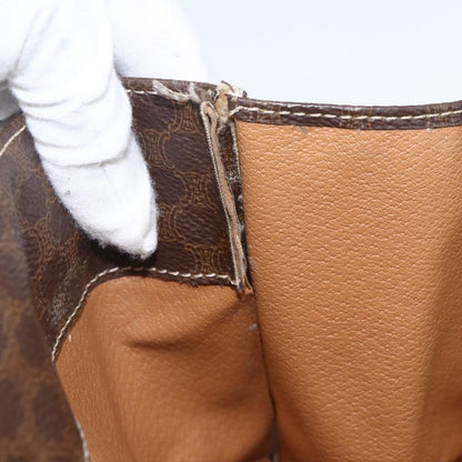Celine Vintage Macadam Tote bag Canvas, BROWN, CANVAS, Tote bag