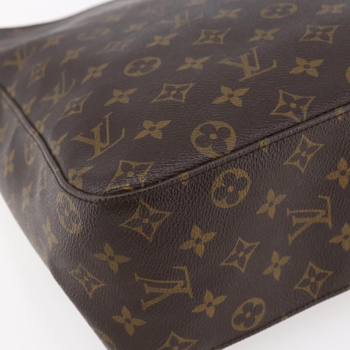 Louis Vuitton Looping Handbag Monogram Canvas, BROWN, CANVAS, Shoulder bag