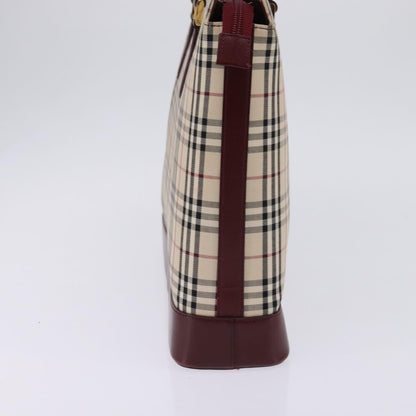 Burberry Nova Check Tote canvas check pattern, BEIGE, CANVAS, Tote bag