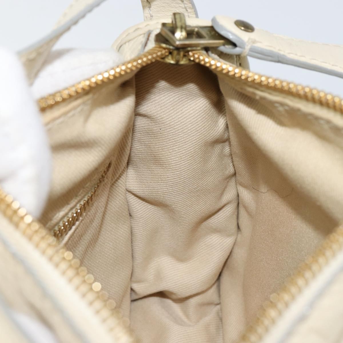 Chloe Vintage handbag Leather, WHITE, LEATHER, Handbag