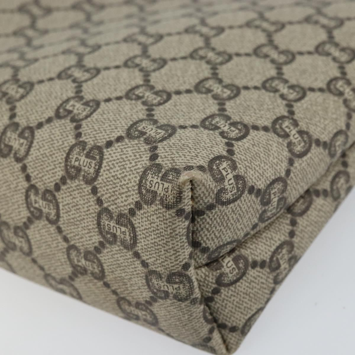 Gucci Zip Pouch GG Canvas, BEIGE, CANVAS, Clutche & pouche